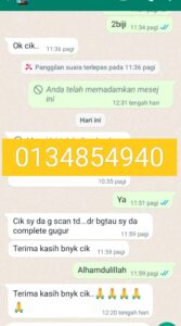 Testimoni ⭐⭐⭐⭐⭐